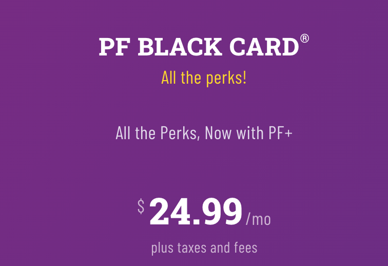 PF black card